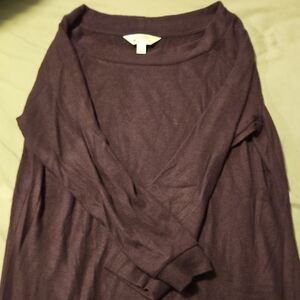 Market & Spruce Purple Tunic Top